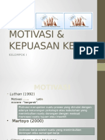 Motivasi & Kepuasan Kerja