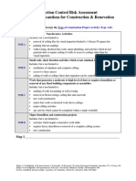 ICRA 2.0 Matrix for Construction Precautions | PDF | Dust