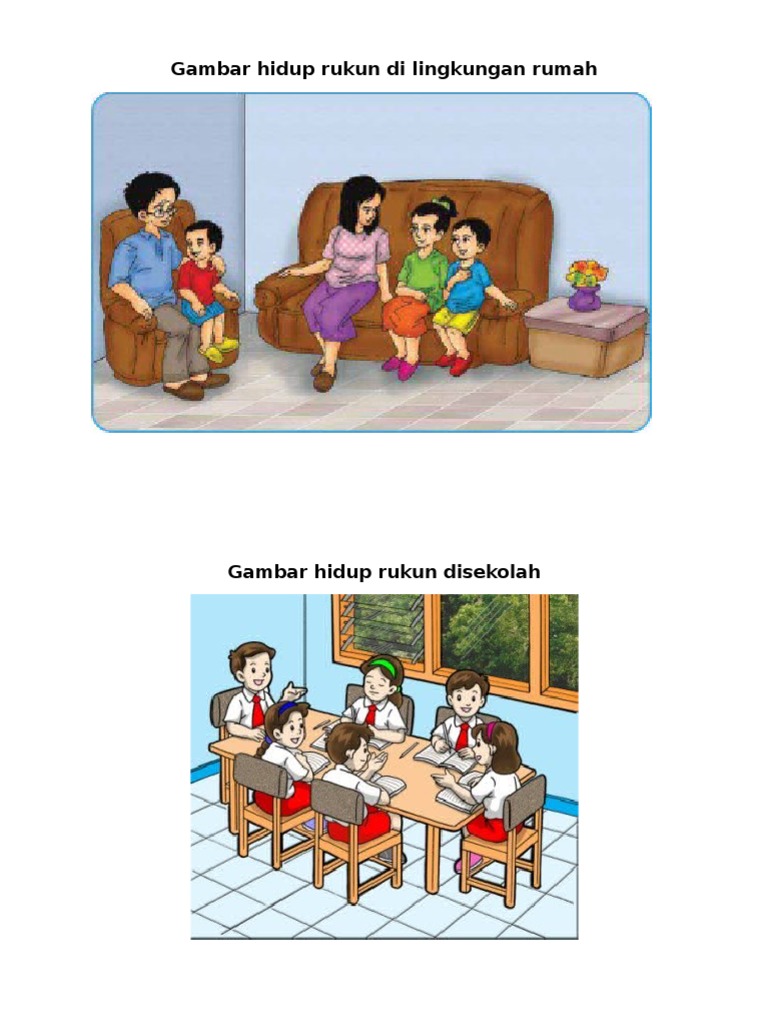 Gambar Hidup Rukun Di Lingkungan Rumah Pdf