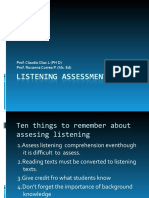 Assessing Listening