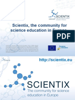 How do we inspire students to study science through the Scientix project?