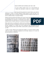 Conflicto Armado Interno de Guatemala de 1966 A 1996