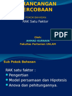 3b. RAK Satu Faktor