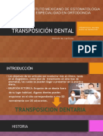 Transposición Dental