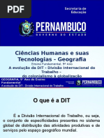 A Evolução Da DIT - Divisão Internacional Do Trabalho - Do Colonialismo à Globalização