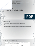Lecture 08 - Power in AC Circuits PDF