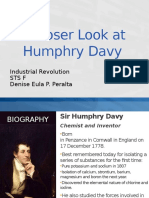A Closer Look at Humphry Davy: Industrial Revolution Sts F Denise Eula P. Peralta
