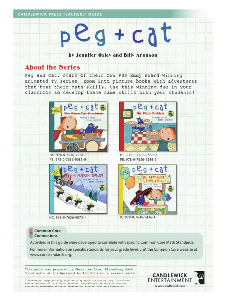 Peg + Cat Teachers' Guide | PDF | Pbs | Common Core State Standards ...