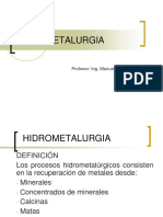 HIDROMETALURGIA