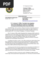 Shooting Investigation - Sidney Washington - 5-22-17