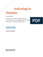 Communicating in Business: Student's Book