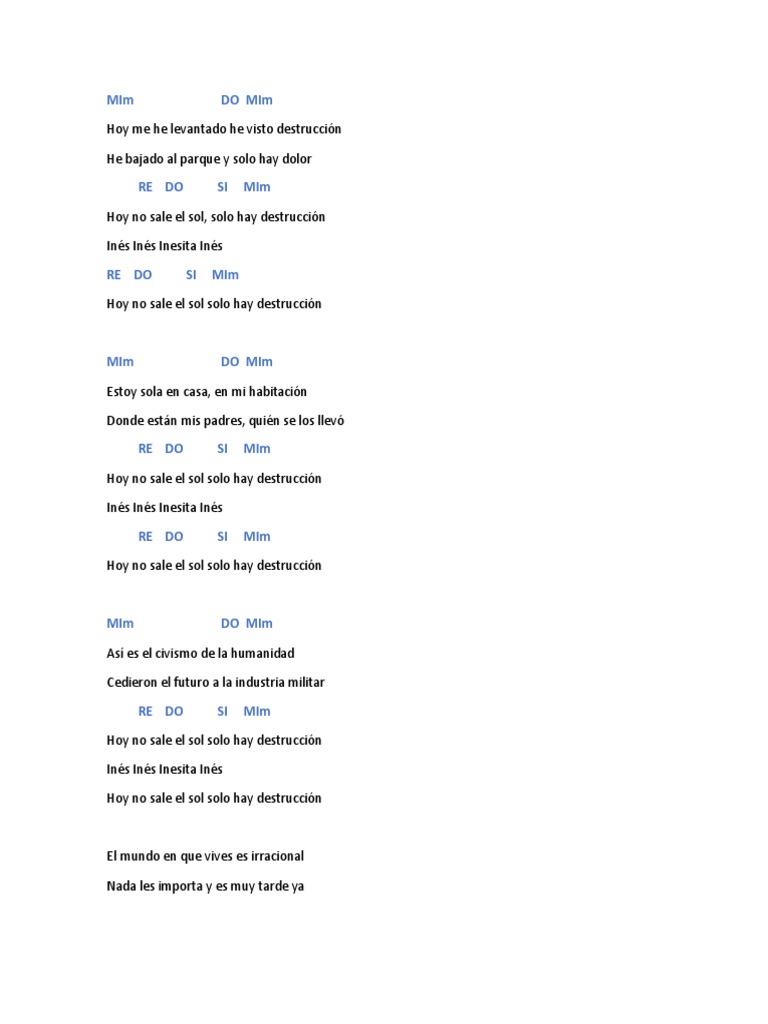 Letra de 