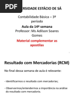 Aula 14 - Resultado Com Mercadorias