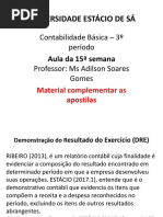 Aula 15 - Demonstração Do Resultado Do Exercício