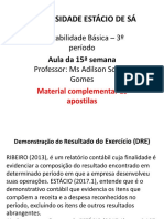 Aula 15 - Demonstração Do Resultado Do Exercício