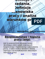 Higiena Pracy, Pyka, Szymańska