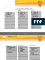 Agenda Abril 2017