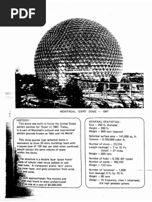 Buckminster R. Fuller - Geodesic Dome Instructions