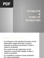 Download Estimators by skumar165 SN34912289 doc pdf