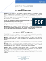 Reglamento de Trabajo Dirigido de Turismo UMSA