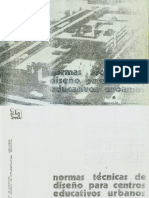 Normas Técnicas Para El Diseño de Locales de Educación Básica Regular Primaria Secundaria 1983