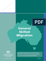 General Skilled Migration: 1119 (Design Date 07/08)