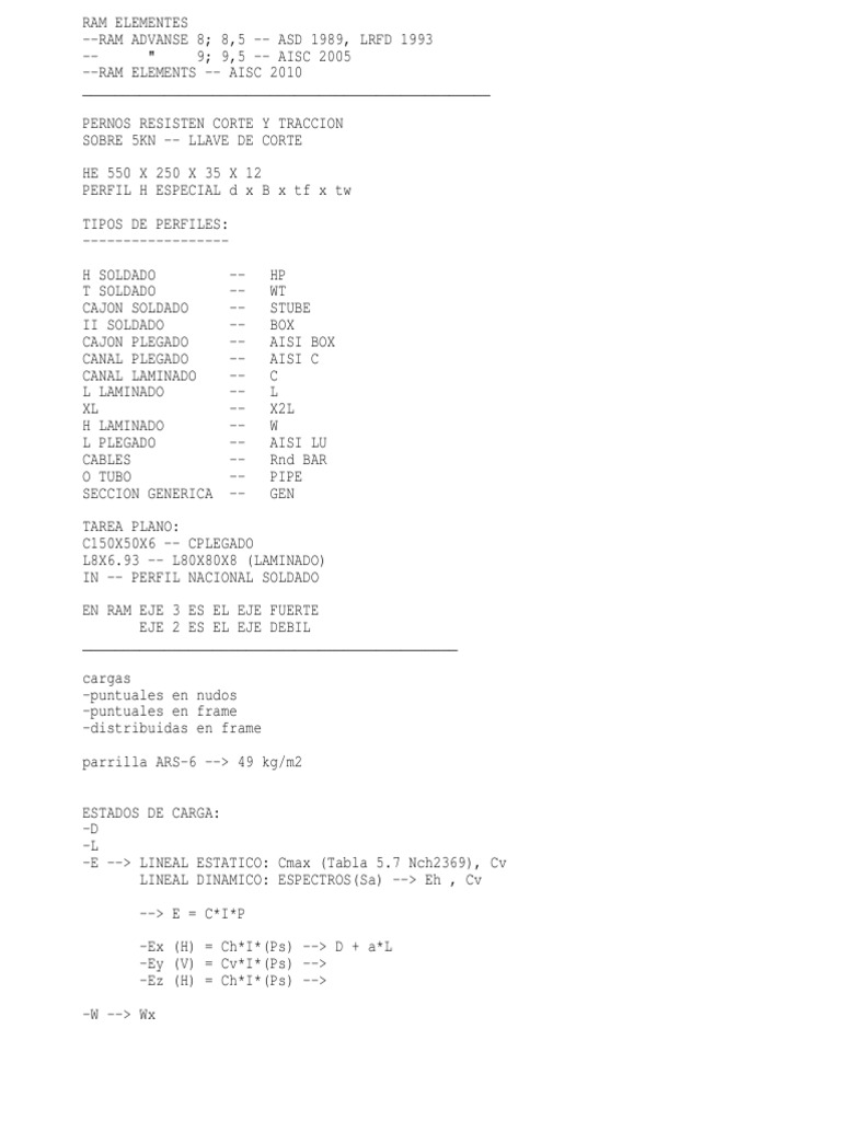 Ram Elements | PDF