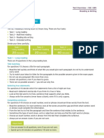 Test Overview - IsE I (B1)