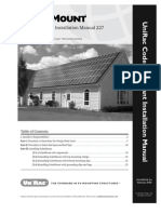 Legal Solar Unirac Manual Solarmount Flat Roof Calculations Installation - Manual