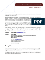Advanced Time Series Econometric PDF