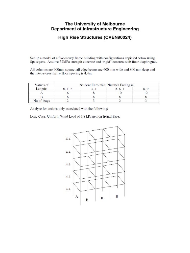 High Rise Exercise 2 | PDF | Technology & Engineering
