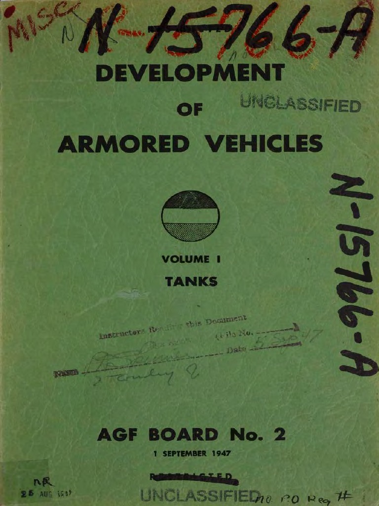 Development of Armored Vehicles | PDF | Suspension (Vehicle) | Military ...
