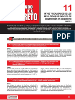 Entendiendo El Concreto 11-Mitos y Realidades de Los Resultados de Ensayo de Compresion en Concreto Parte II