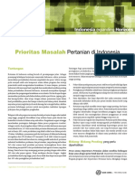 Prioritas Pertanian Indonesia Word Bank PDF
