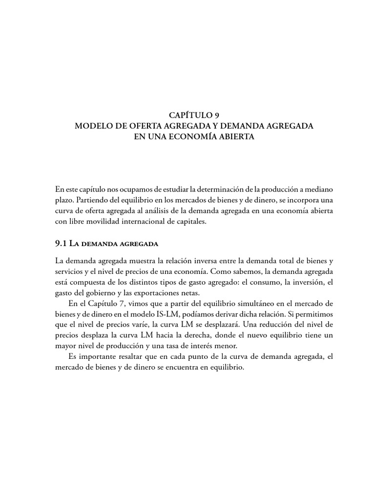 Demanda y Oferta Agregadas PDF | PDF | La política fiscal | La demanda ...