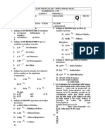 Examen CTA 4to - Unidad 1