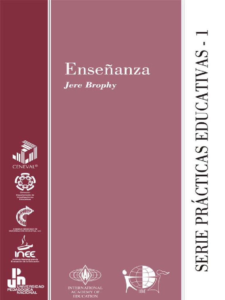 BROPHY Jere (2000) La Enseñanza México SEP PDF | PDF | Aprendizaje ...