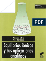 Equilibrios Ionicos y Sus Aplicaciones Analiticas PDF