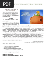 A Amizade Na Literatura o Pequeno Príncipe e a Raposa 