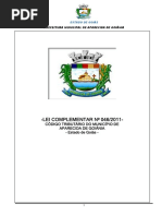 Lei Complementar N 046-2011 - Institui o Codigo Tributario do Mun. de Aparecida de Goiania-GO.pdf