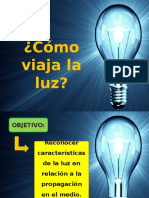 Cómo viaja la luz y qué puede atravesar