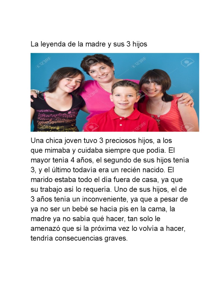 La Leyenda de La Madre y Sus 3 Hijos | PDF