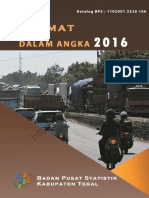 Kecamatan Kramat Dalam Angka 2016