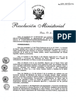 NTS #131 - MINSA 2017 DGIESP NTS Vigilancia, Prevención y Control Rabia Humana en El Perú