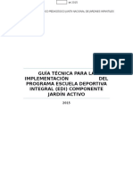 Guía Técnica para La Implementación Del Programa Escuela Deportiva Integral Componente Jardín Activo 26-03-2015