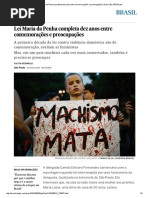 Lei Maria da Penha completa dez anos entre comemorações e preocupações _ Brasil _ EL PAÍS Brasil.pdf
