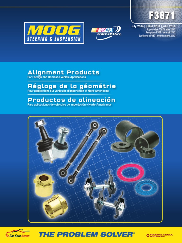 MOOG K100147 Alignment Shim Kit - Fits Fiat 500 & 500L (2012-2020) - View #10
