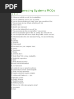 Operating Systems MCQs