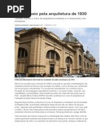 Um Passeio Pela Arquitetura de 1930