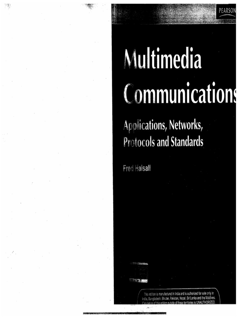 Multimedia Communications by Fred Halshall | PDF